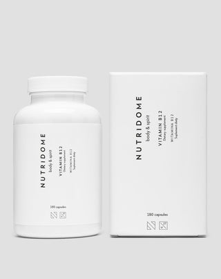 Nutridome Vitamin B12 für Widerstandskraft, gegen Müdigkeit und für die Funktion des Nervensystems 180 Kapseln - 2
