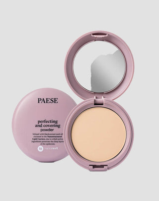 Glättendes gepresstes Puder mit mattem Finish 04 warmbeige Nanorevit Paese