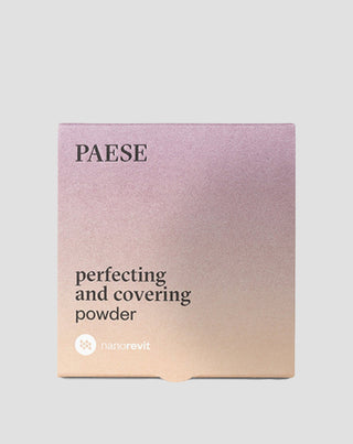 Glättendes gepresstes Puder mit mattem Finish 04 warmbeige Nanorevit Paese