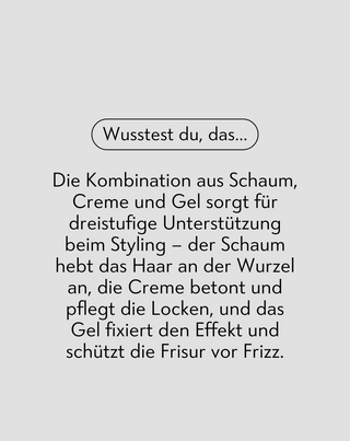 Set aus Lockencreme + Schaum + Stylinggel für die Pflege und das Styling von lockigem und welligem Haar Twisty - 4