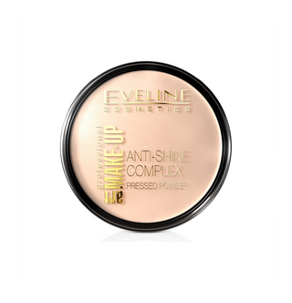 Mattierendes Mineralpulver mit Seide Nr. 32 natural Art Make-Up Anti-Shine Complex Eveline