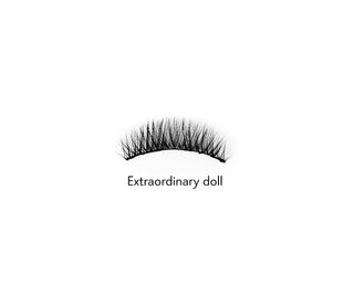 Falsche Wimpern auf dem 2D-Streifen für den mehrfachen Gebrauch, der natürliche Extraordinary Doll Bamm Effekt! Peitschenhiebe - 2