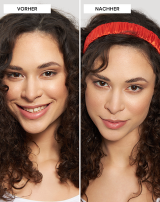 Seidenhaarband aus 100% Naturseide rot Twisty - 3