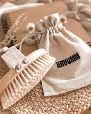 Trockene Körpermassagebürste mit Schalstreifen Nr. 3 Hhuumm - 2