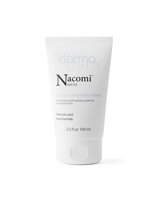 Nacomi Next Level Dermo Reinigungs- und beruhigende Körpercreme mit Salicylsäure und Niacinamid