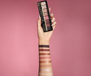 Lidschattenpalette mit 8 Beige- und Rosatönen Essential Rose Eveline