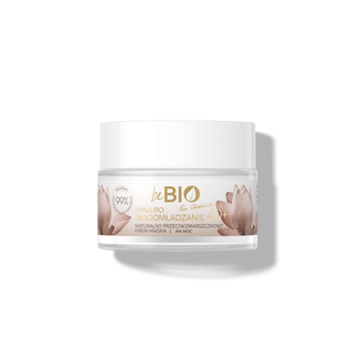 Gesichtscreme/Maske mit Kahai-Öl und AFA-Extrakt für die Nacht 40+ Hyaluro Bio-Verjüngung BeBio Eve Chodawska