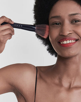 Sprich Make-up-Pinsel zum Verfeinern Ihres Make-ups mit Puder oder Highlighter Nr. 12 - 2