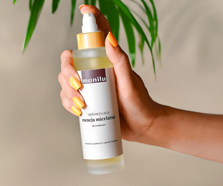Erfrischende mizellare Essenz zum Abschminken, zur Linderung von Irritationen mit D-Panthenol Manilu - 3