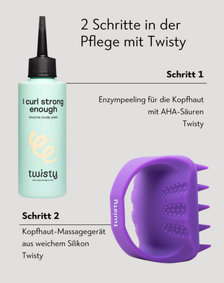 Enzymatisches Peeling für die Kopfhaut mit AHA-Säuren zur Reinigung und Anregung der Mikrozirkulation Twisty - 5