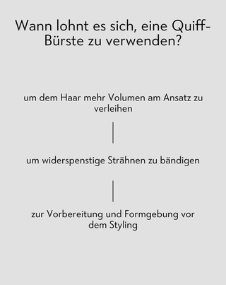 Quiff Haarstylingbürste aus Buchenholz Monolit - 3