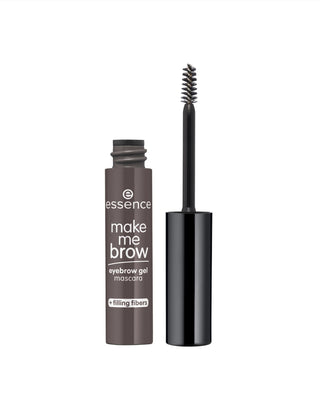 Gel-Mascara für dunkle Augenbrauen make me BROW 04 Essence