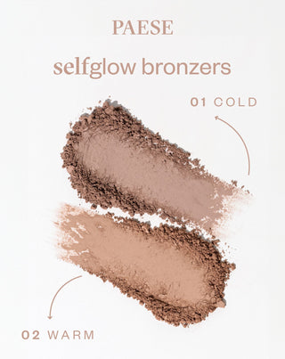 Selfglow 02 Warm Pressed Bronzer mit Wirkstoffen zur Gesichtskonturierung Paese - 5