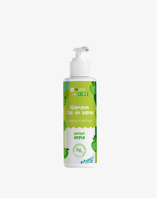 2 in 1 Shampoo und Duschgel für Kinder mit dem HiSkin Apfelduft