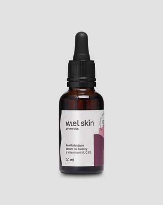 Revitalisierung des Gesichtserums mit Vitamin C, Vitamin A und Vitamin E Mel Skin