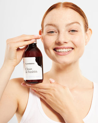 Mundwasser mit Minzgeschmack und Anti-Karies-Effekt Smilebite - 2