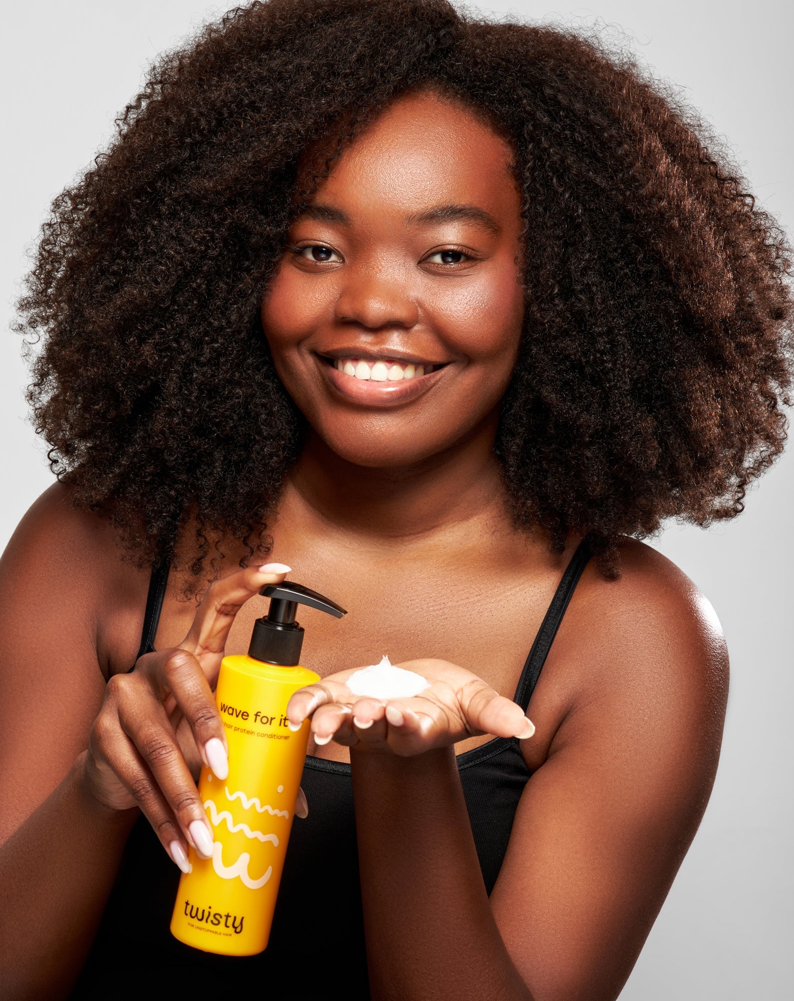 Protein-Haarspülung für lockiges Haar mit Aminosäuren Twisty