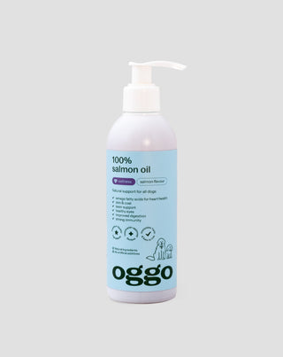 Lachsöl 100% Einzelfuttermittel für Hunde zur Stärkung der Abwehrkräfte und Energie Oggo 250 ml - 1