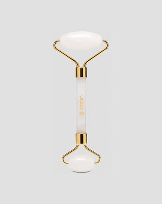 Uddo Gesichtsmassageroller mit weißer Jade, die Lidschatten und Schwellungen reduziert - 1