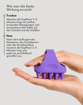 Twisty Soft Silikon Kopfhautmassagegerät zur Stimulierung der Mikrozirkulation - 5