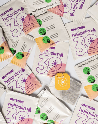 Body Detox Reinigungstee für den Tag in 30 Tagen, fruchtig und pflanzlich Hello Slim Oh!Tomi - 3