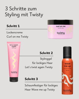 Styling-Gel für lockiges Haar, spendet Feuchtigkeit und macht das Haar weich, ohne es zu beschweren Twisty - 4