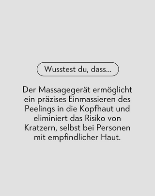 Silikonisches Massagegerät-Set + Enzympeeling zur Reinigung und Stimulierung der Mikrozirkulation der Kopfhaut Twisty - 5