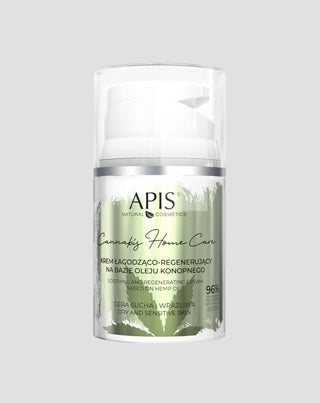 Beruhigende und regenerierende Creme auf Basis von Cannabis Home Care Apis Hanföl - 1