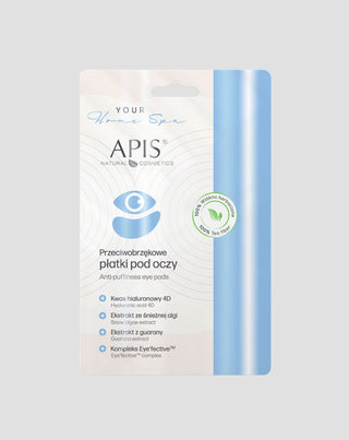 Anti-Augenflocken, die Anzeichen von Müdigkeit und Augenringen unter den Augen von Apis beseitigen