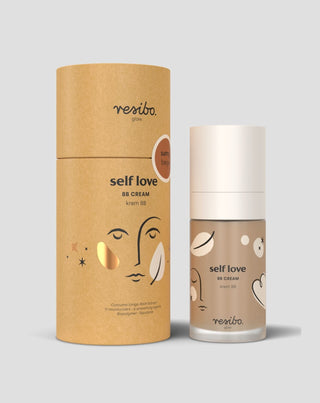 Natürliche und umweltfreundliche BB Self Love Gesichtscreme in Sunny Beige 30 ml Resibo