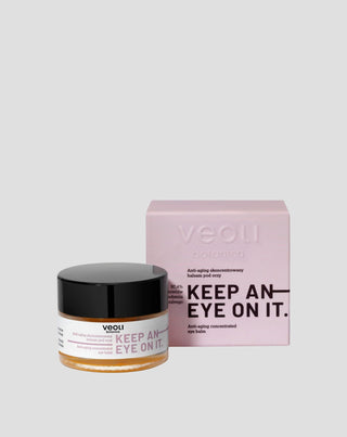 Bewahren Sie einen Augenbalsam mit aktivem Fettsäurekomplex auf Behalten Sie es im Auge Veoli Botanica