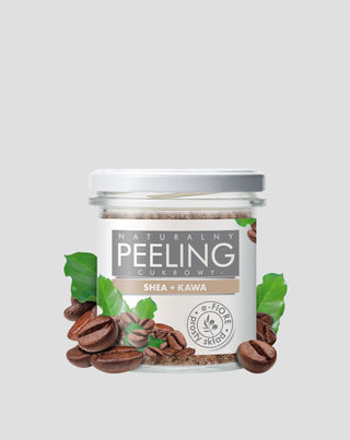 Natürliches Zuckerpeeling mit Sheabutter und Kaffee zur Reduzierung der Orangenhaut E-Fiore - 1