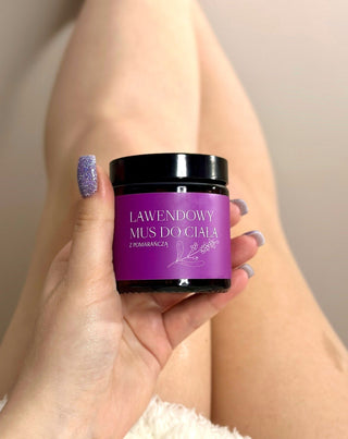 Lavendel-Körpermousse für gereizte und trockene Haut mit Mglife Lavendelöl - 3