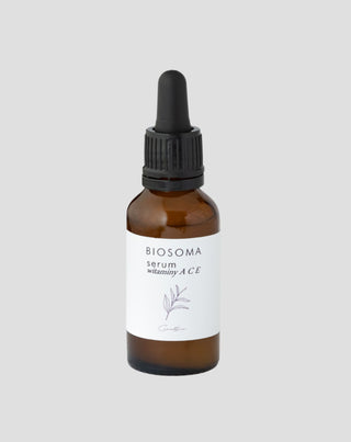 Vitamin ACE Gesichtsserum, das die pflegende und glättende Biosoma-Farbe ausgleicht - 1