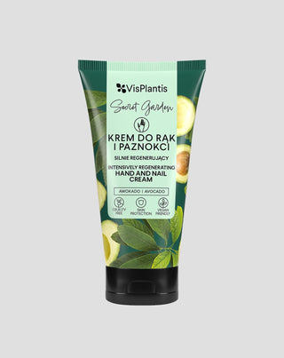 Stark regenerierende Hand- und Nagelcreme mit Avocado und Vis Plantis Baumwollöl - 1