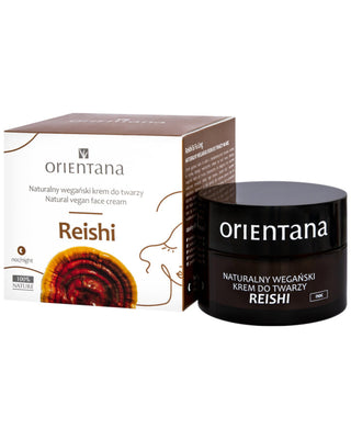 Natürliche vegane Nachtcreme für Menschen mit den ersten Anzeichen der Hautalterung Reishi Orientana - 2