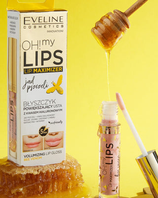 Lipgloss mit Hyaluronsäure mit Bienengift Oh! My Lips Lip Maximizer Eveline - 2
