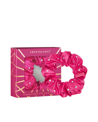 Haarbänder aus Seide mit Kristallen – pink Crystallove - 1