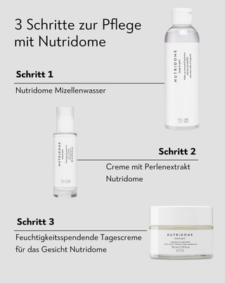 Nutridome Feuchtigkeitsspendende Augencreme mit Perlenextrakt gegen Falten und dunkle Augenringe - 4
