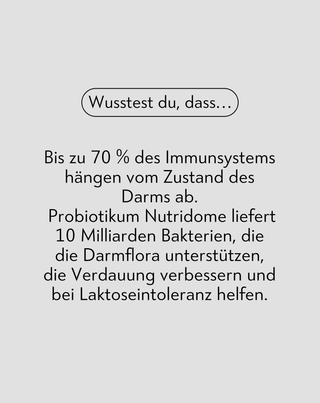 Probiotikum mit 10 Milliarden Milchsäurebakterien und Ballaststoffen PRO 10 BIOTIC Nutridome 60 Kapseln - 3
