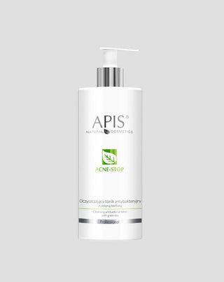 Reinigender antibakterieller Toner mit Akne-Stop Apis Grüntee