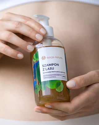 Waldshampoo für fettiges Haar mit feinem Haar und Aloe Opcja Natura - 2