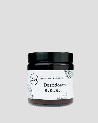 SOS-Creme-Deodorant mit Aloe und Zink - Grapefruit und Rosmarin regulieren die Talgsekretion La-Le - 1
