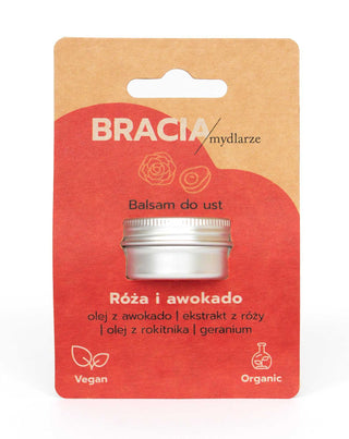 Regenerierender Rose & Avocado Lippenbalsam mit Vitamin E Soap Brothers - 3