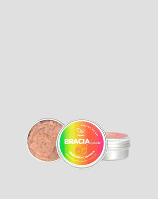 Erdbeer-Limetten-Lippenpeeling mit Vitamin E feuchtigkeitsspendend und glättend Bracia Mydlarze - 2