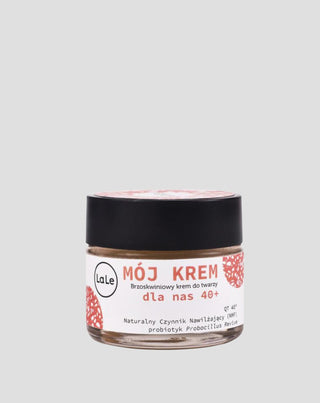 Feuchtigkeitsspendende Pfirsich-Gesichtscreme My Cream mit Probiotika 40+ La-Le - 1