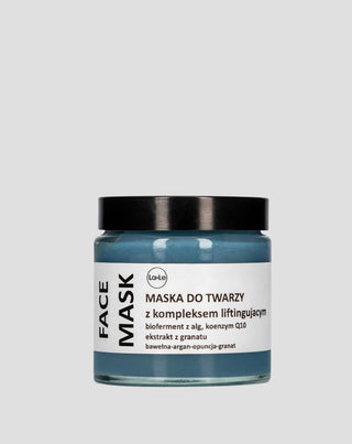 Lifting-Gesichtsmaske mit Algenbioferment, Coenzym Q10 und Granatapfelextrakt La-Le