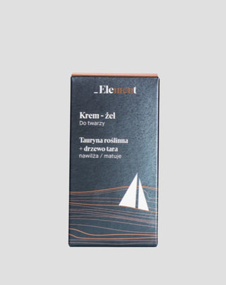 Gesichtscreme-Gel mit dem Duft von Eichenmoos, Früchten und Jasmin Element Men