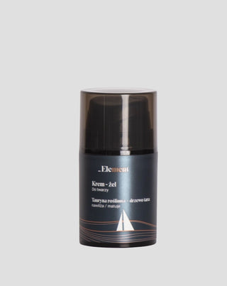 Gesichtscreme-Gel mit dem Duft von Eichenmoos, Früchten und Jasmin Element Men