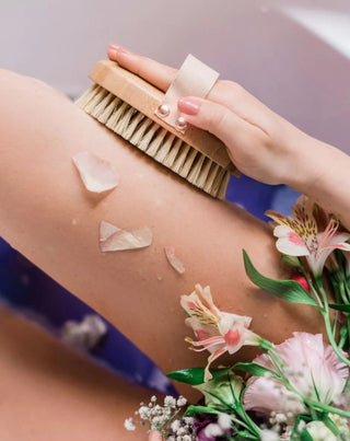 Bambus-Agaven-Bürste für die trockene Crystallove-Körpermassage
